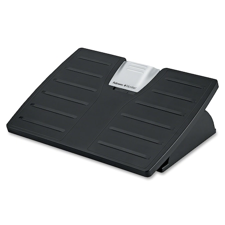 Fellowes FOOTREST, ADJ, W/MICR, BK/SR FEL8035001